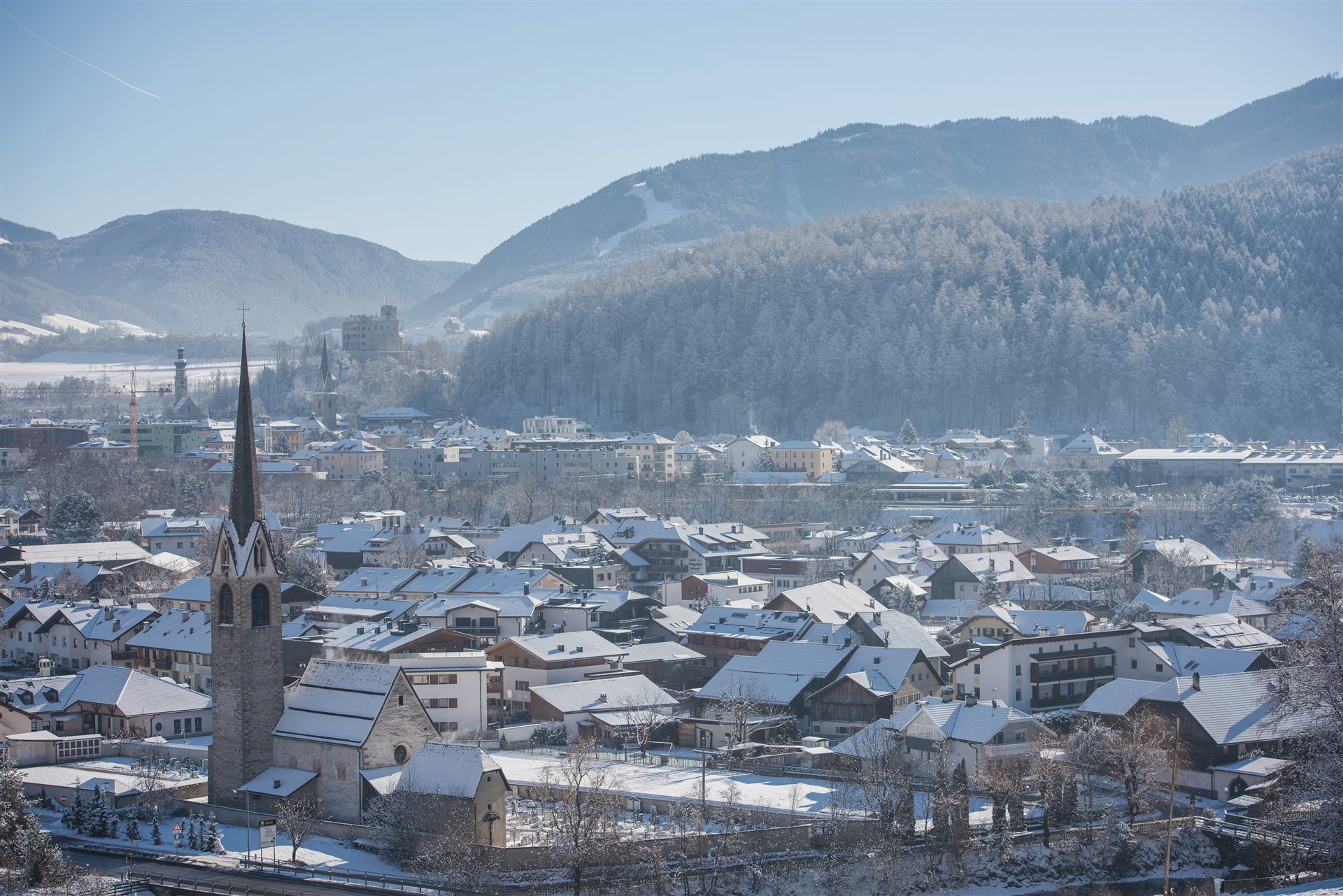 Brunico in inverno