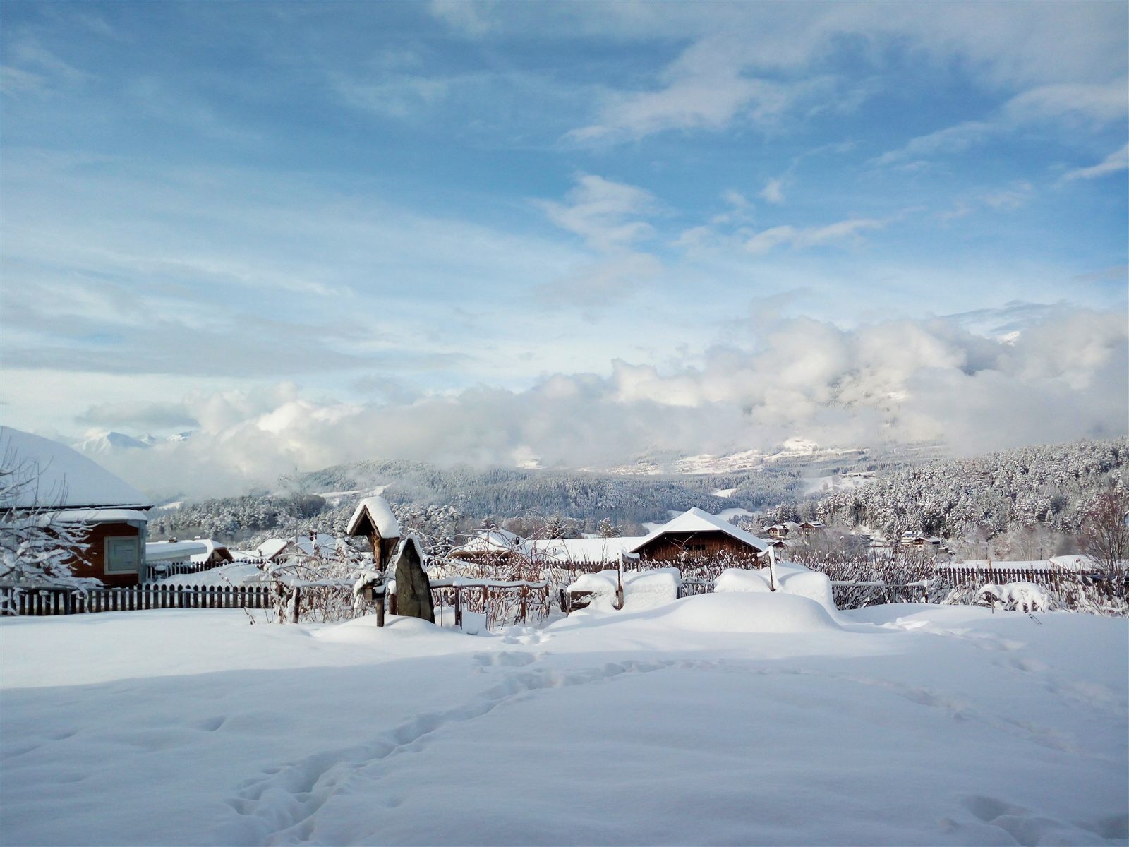 Hinterhauserhof in inverno