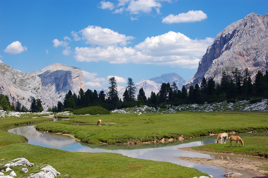 Alpe Fanes nel parco naturale